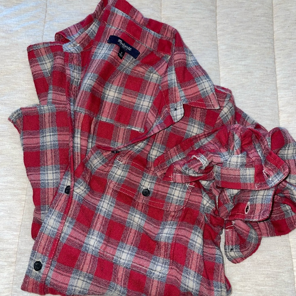 Madewell Ex-Boyfriend Shirt in Fairfax Plaid